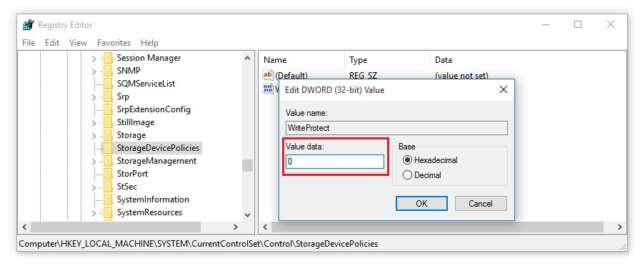 آموزش رفع خطای The disk is Write Protected