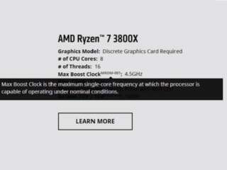ارائه اطلاعات بیشتر در خصوص قابلیت Max Boost Clocks توسط کمپانی AMD