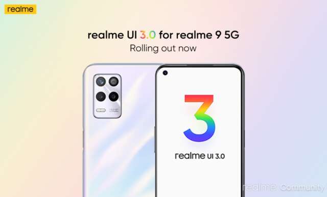 سرانجام پوسته Realme UI 3.0 برای گوشی موبایل Realme 9 5G عرضه شد