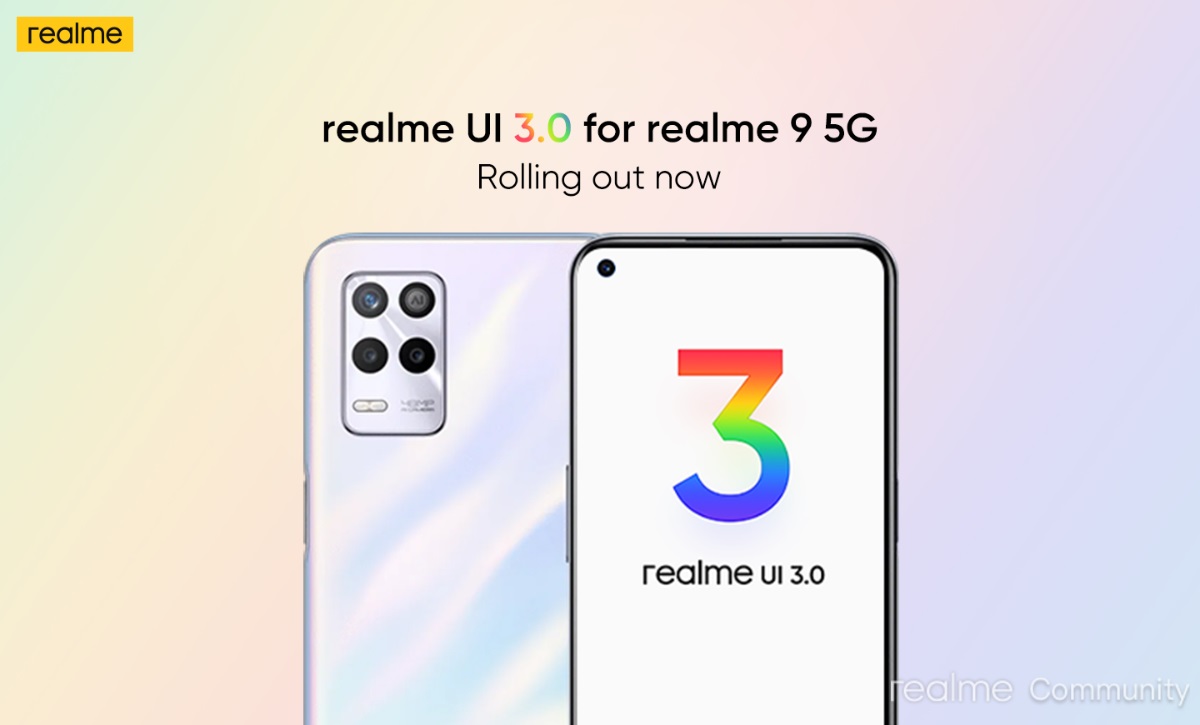سرانجام پوسته Realme UI 3.0 برای گوشی موبایل Realme 9 5G عرضه شد