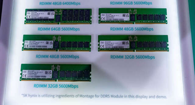 رونمایی SK Hynix از حافظه‌های اصلی RDIMM در ظرفیت‌های غیرمعمول!